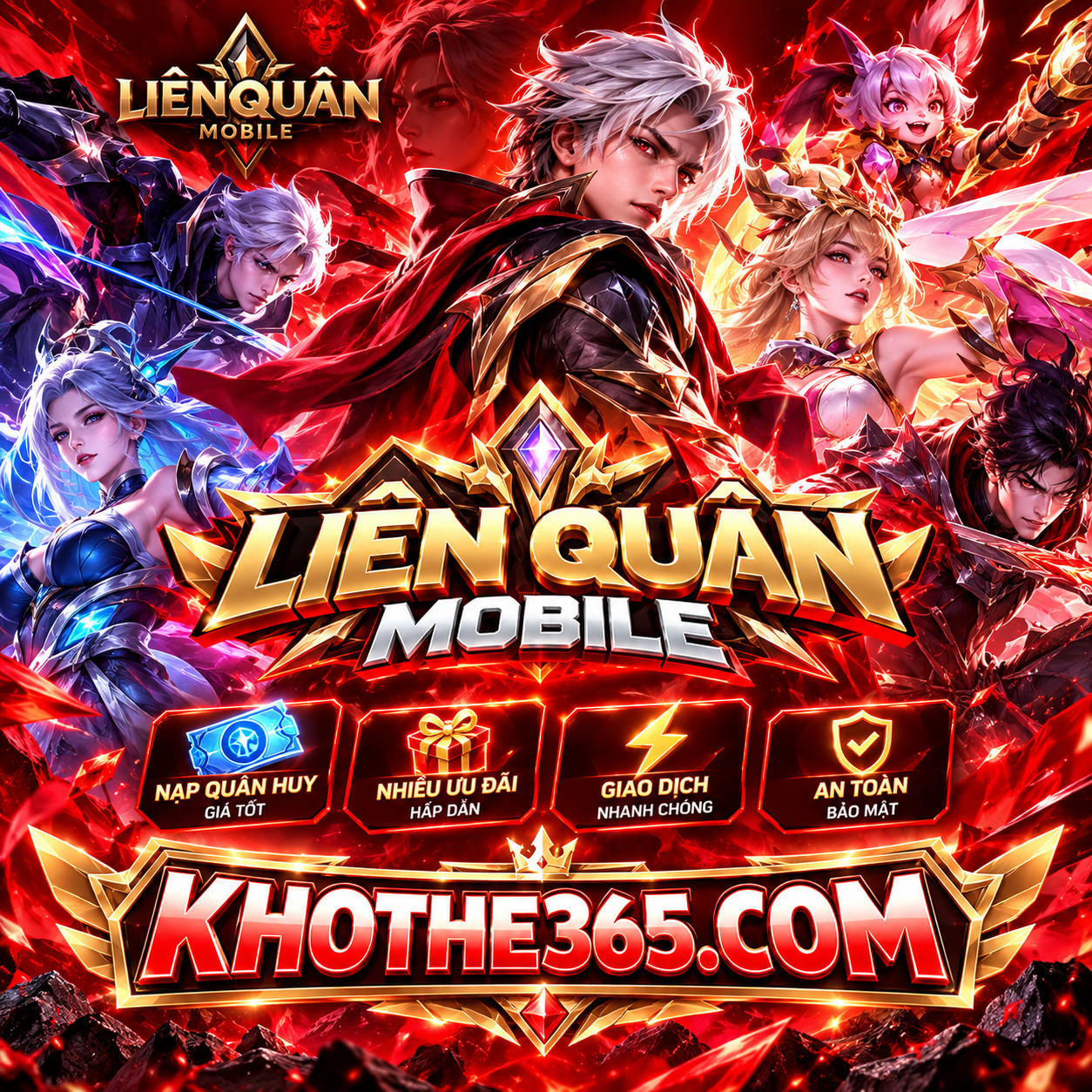 Nạp Liên Quân UID ( FB,GG )