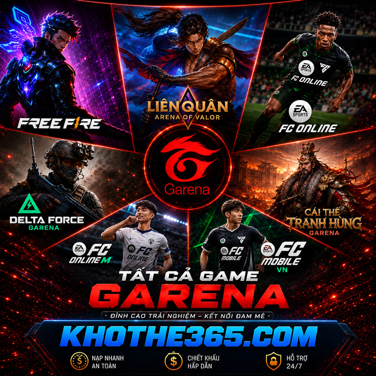 Nạp Sò Garena (Nhanh)